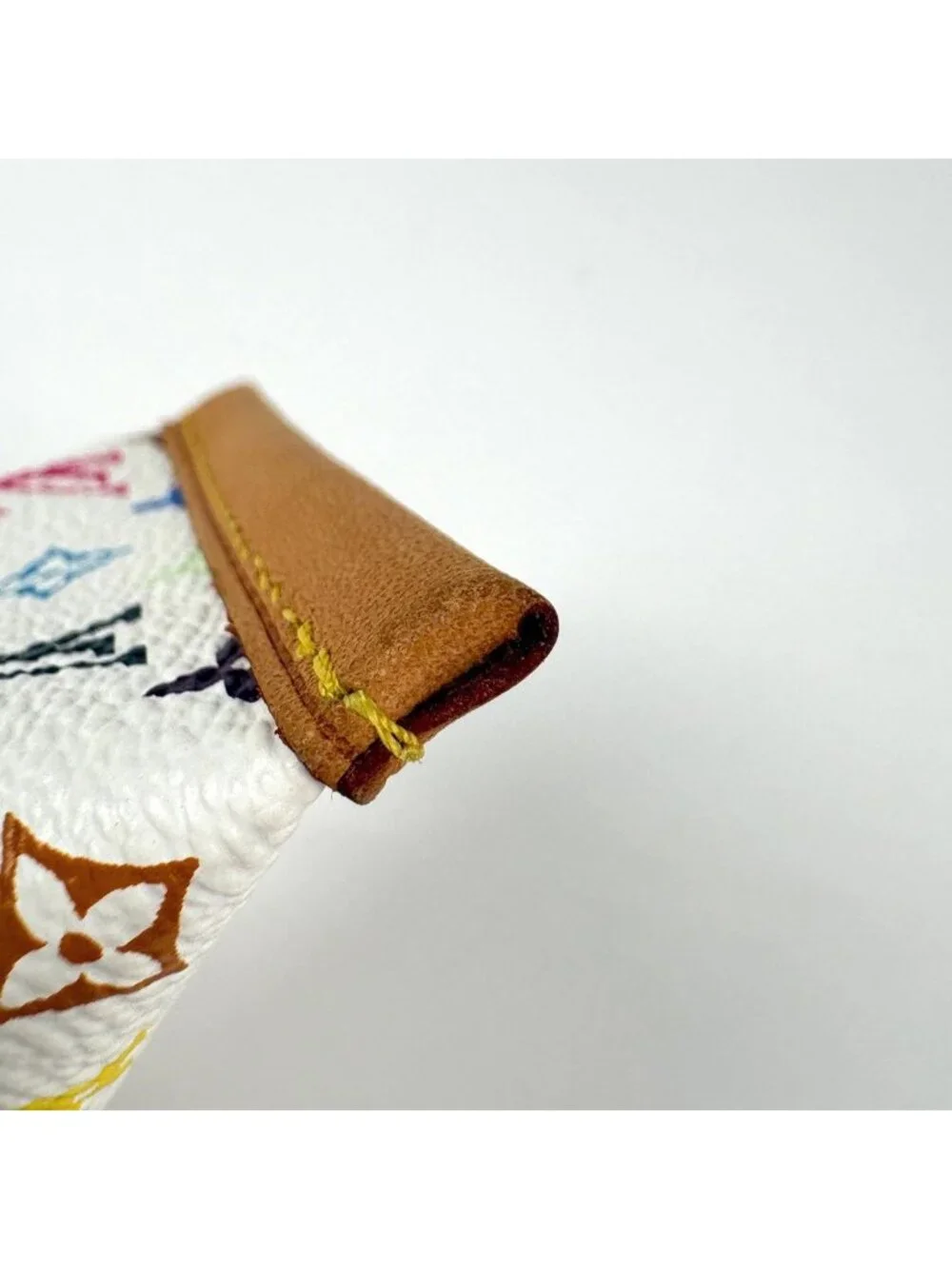 Louis Vuitton Berlingo Coin Purse Monogram Multicolor Blanc